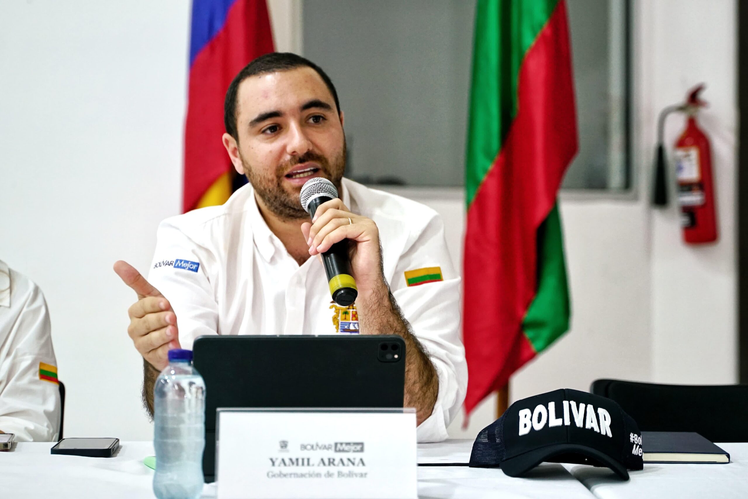 Gobernador de Bolívar Yamil Arana