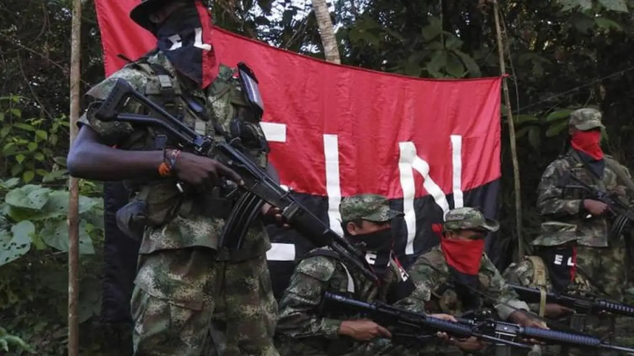 Integrantes del ELN Risaralda