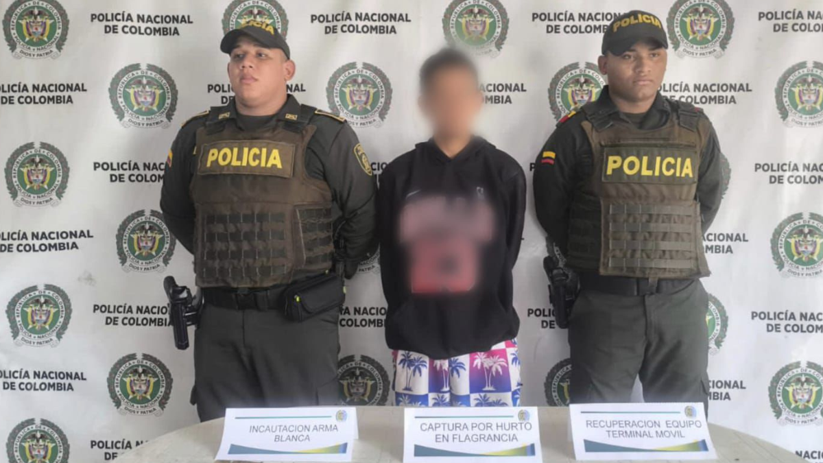 La Policía recuperó iPhone 15 robado y capturó al delincuente en el municipio de Villanueva