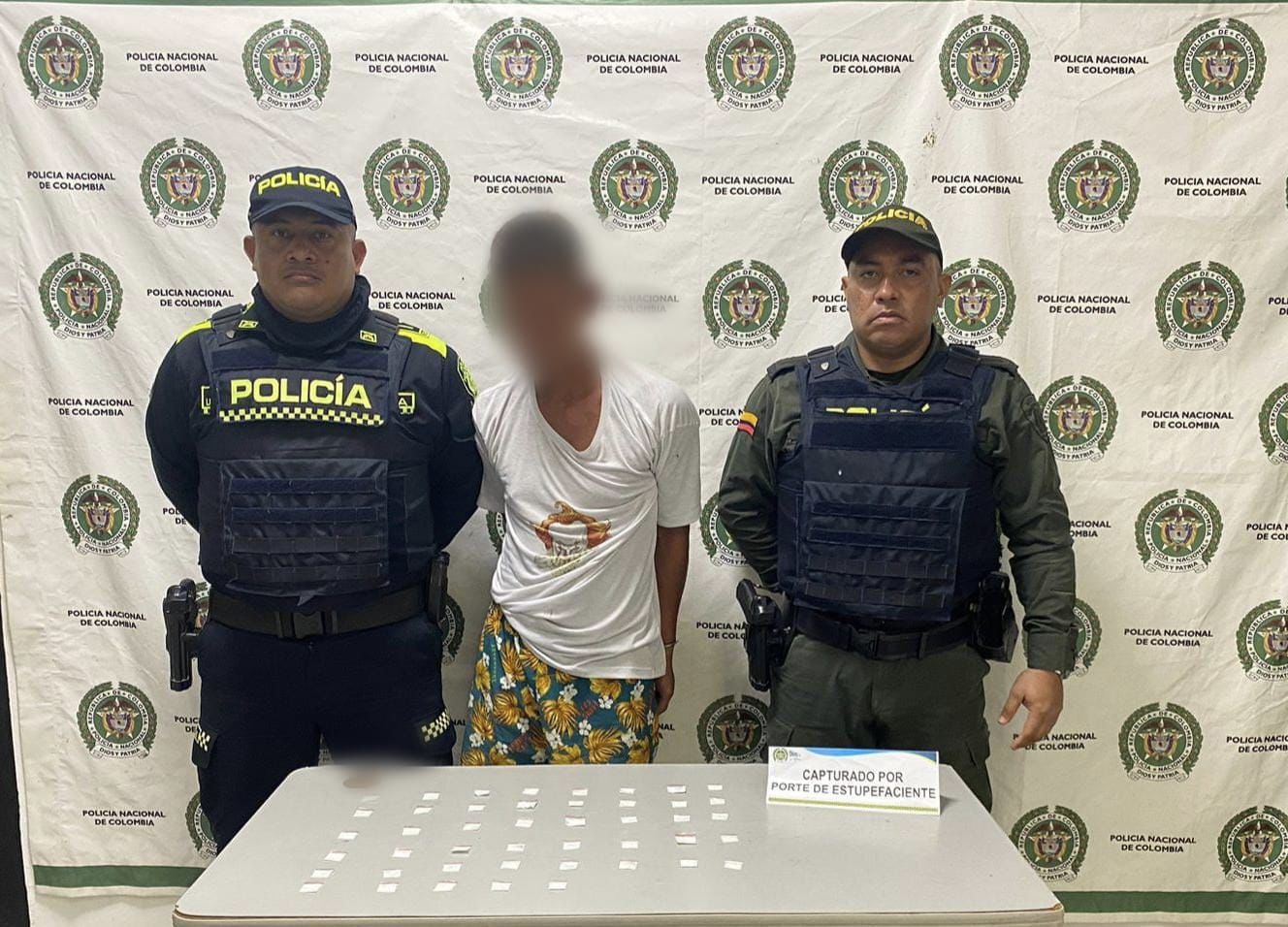 Cayó alias "Bonice", hombre que expendía drogas en el municipio de Arjona