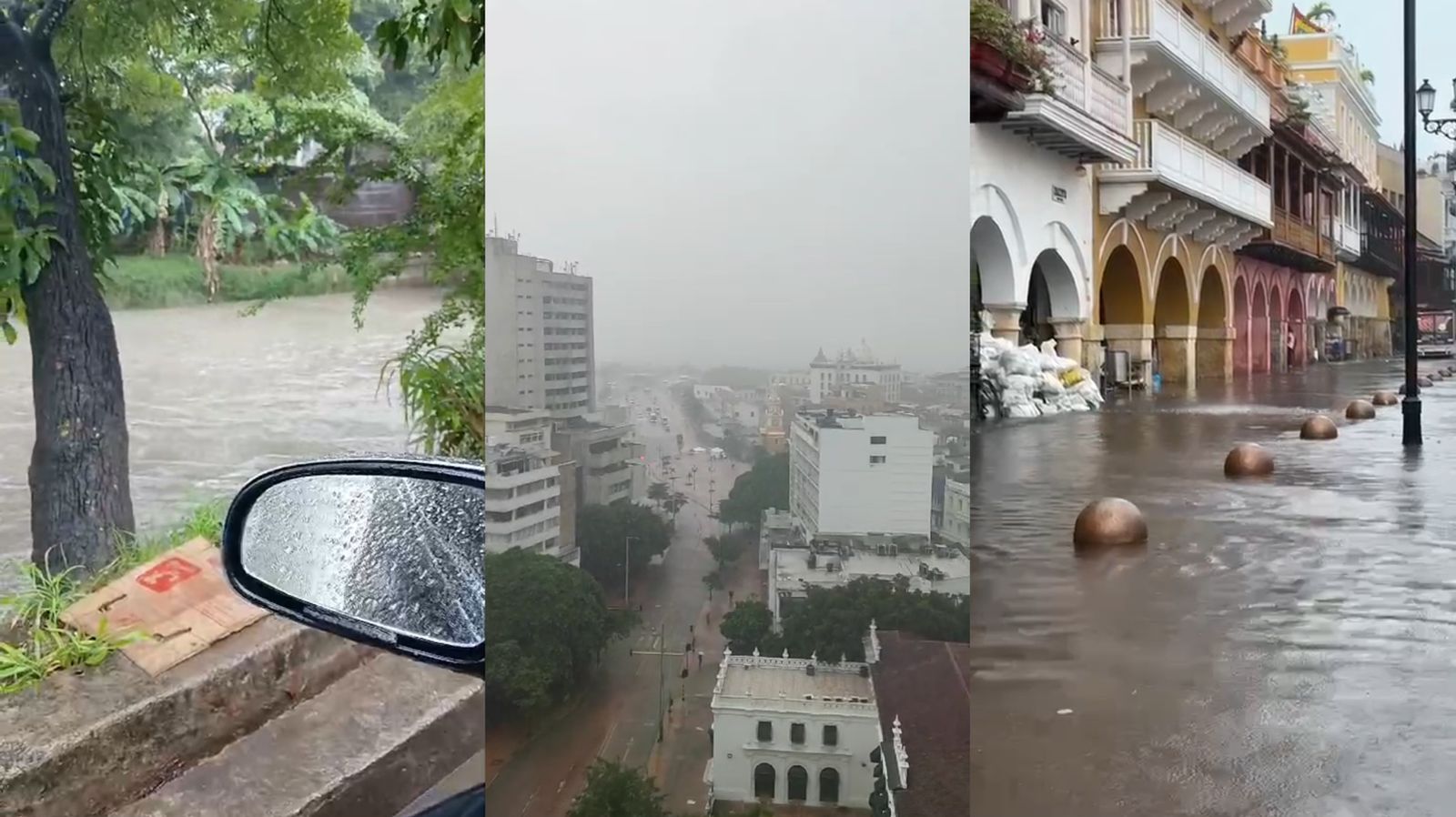 Lluvias en Cartagena