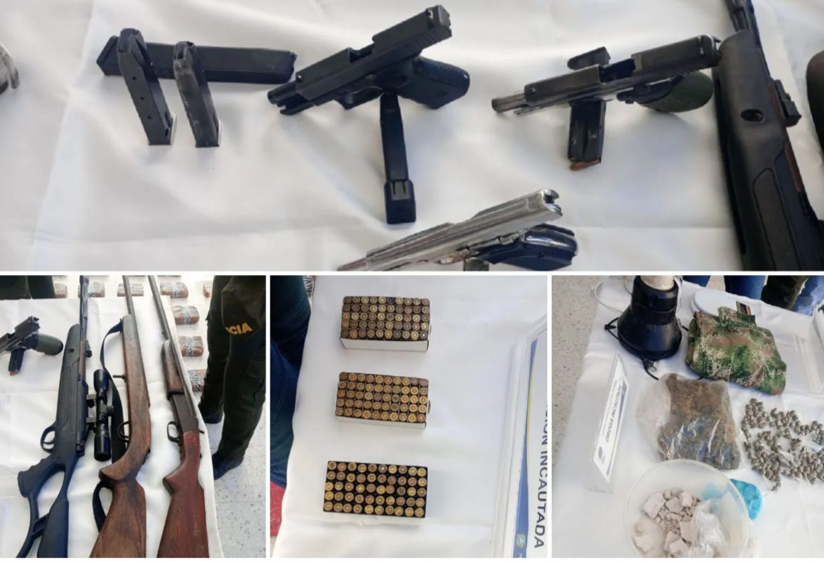 Cayó red de tráfico de armas En La Paz (Cesar), seis personas fueron capturadas