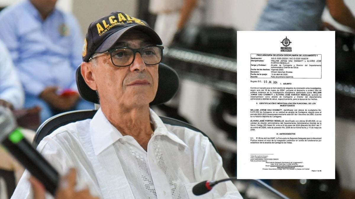 William Dau, exalcalde de Cartagena