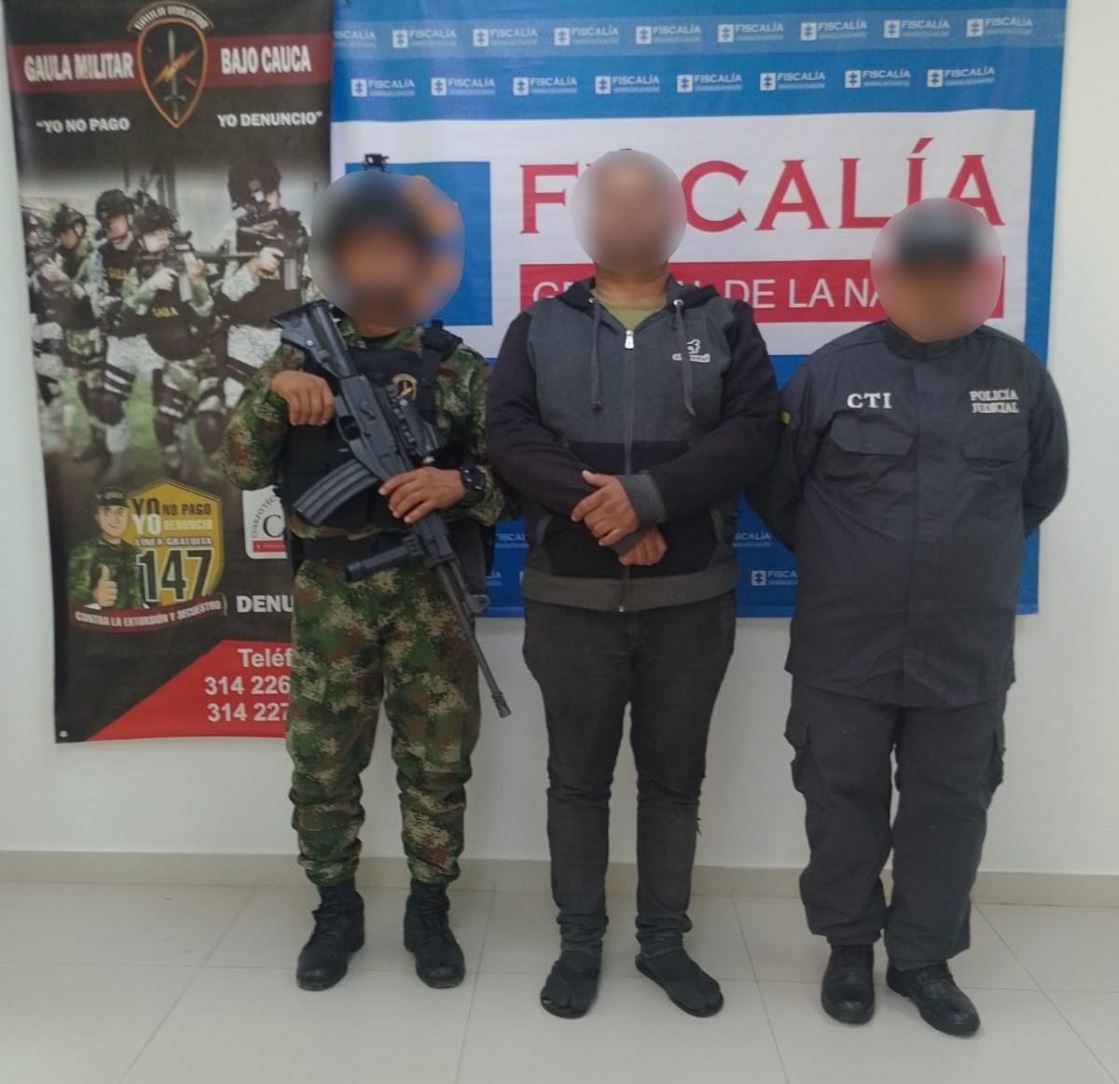 Las autoridades lo capturaron en Montelíbano