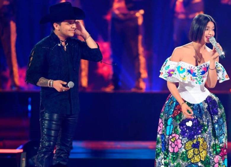 Christian Nodal y Ángela Aguilar