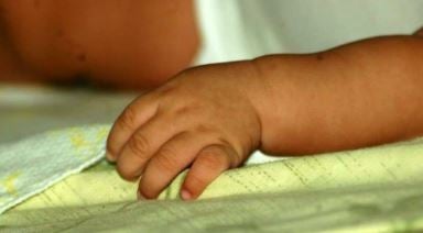 Murió bebé