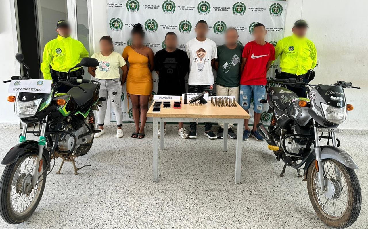 Las autoridades incautaron elementos importantes en medio del operativo