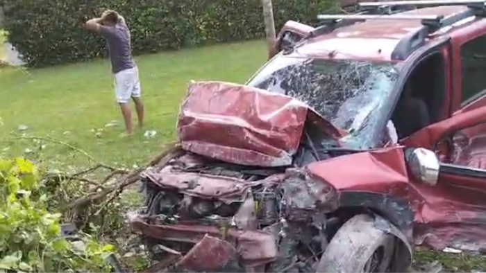 Se presenta un accidente en Santa Rosa de Lima 4 menores de edad resultaron heridos