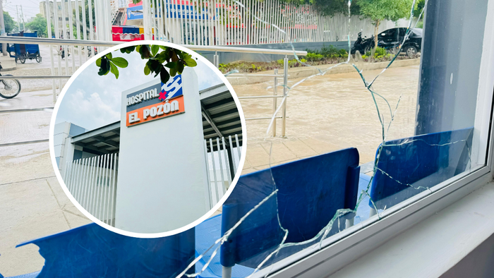 Centro de Salud de El Pozón vandalizado 6 de septiembre