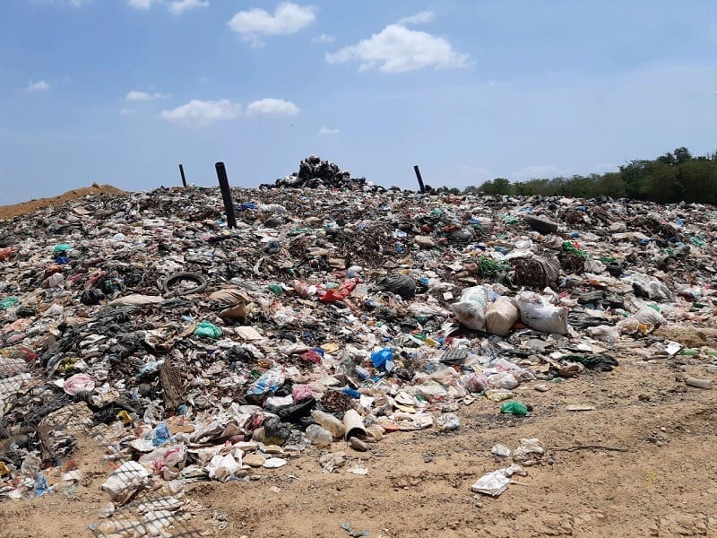Relleno sanitario que fue cerrado por Corpoguajira en Riohacha.