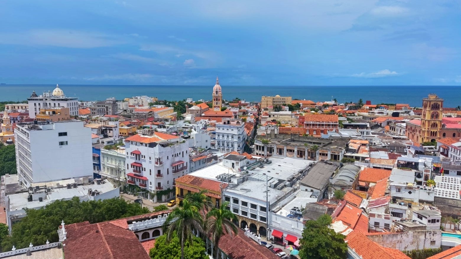 Panorámica del Centro Histórico de Cartagena
