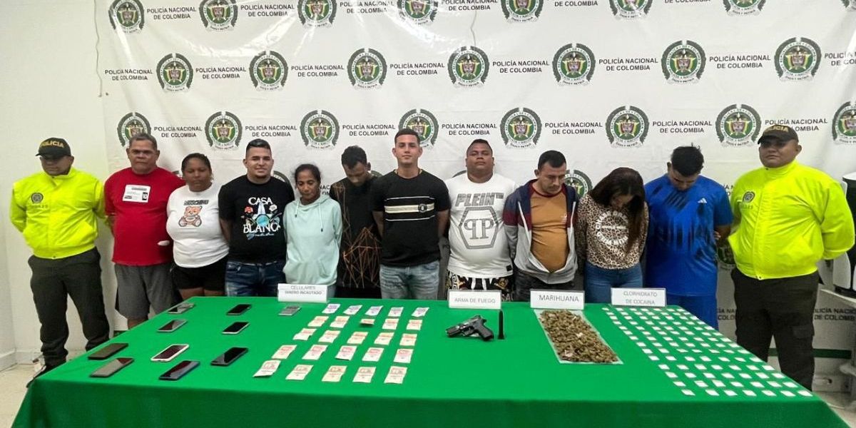 Capturados 10 integrantes de los ‘Pachencas’ por distribuir sustancias alucinógenas y perpetrar asesinatos, en Santa Marta