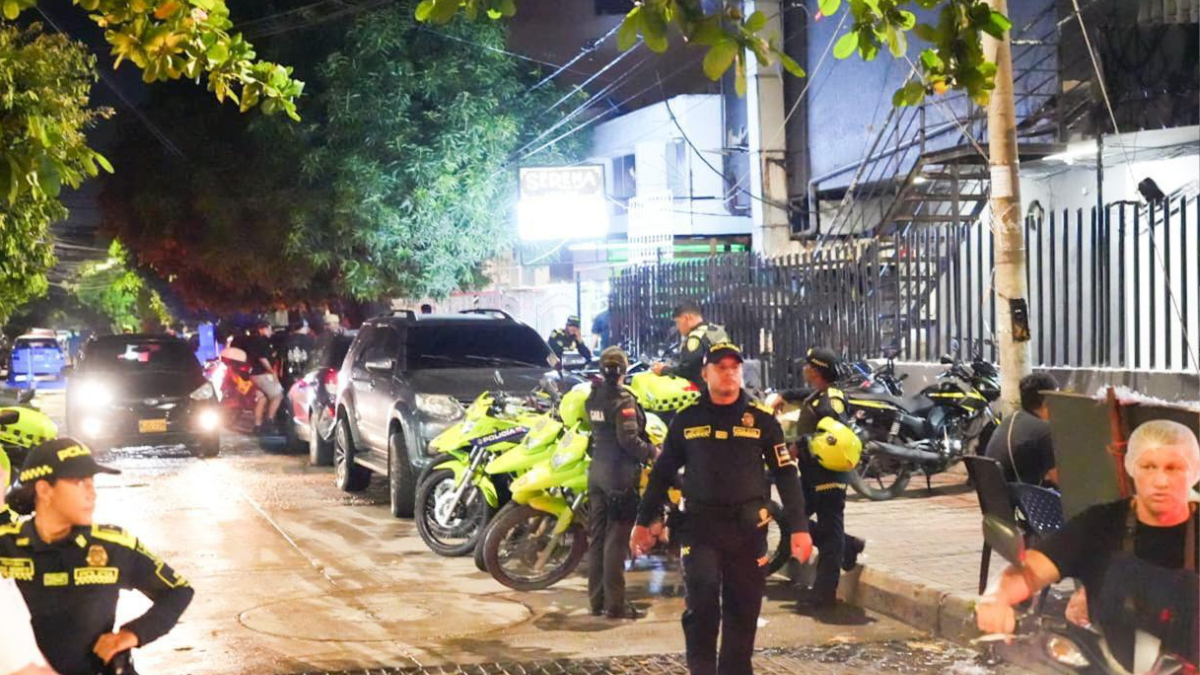 Operativos de control en la Transversal 54 de Cartagena