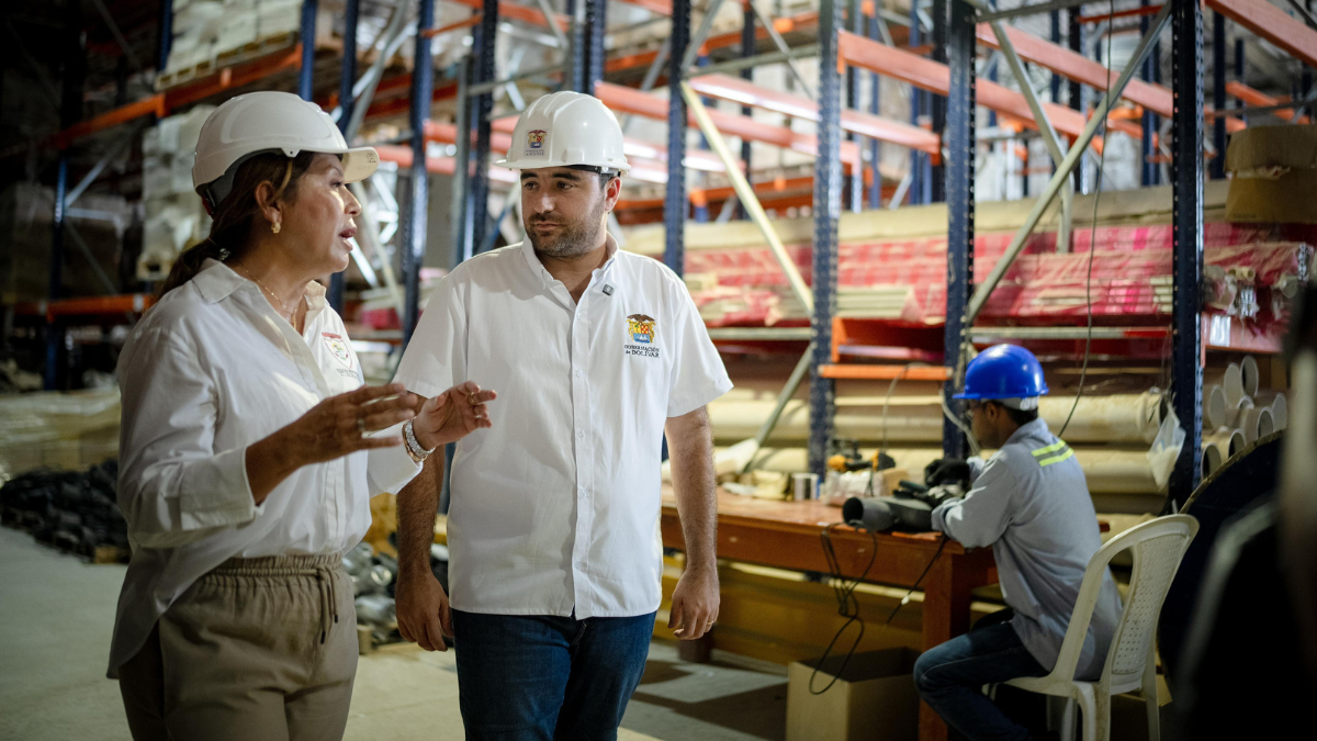 Gobernador de Bolívar y alcaldesa de Turbaco