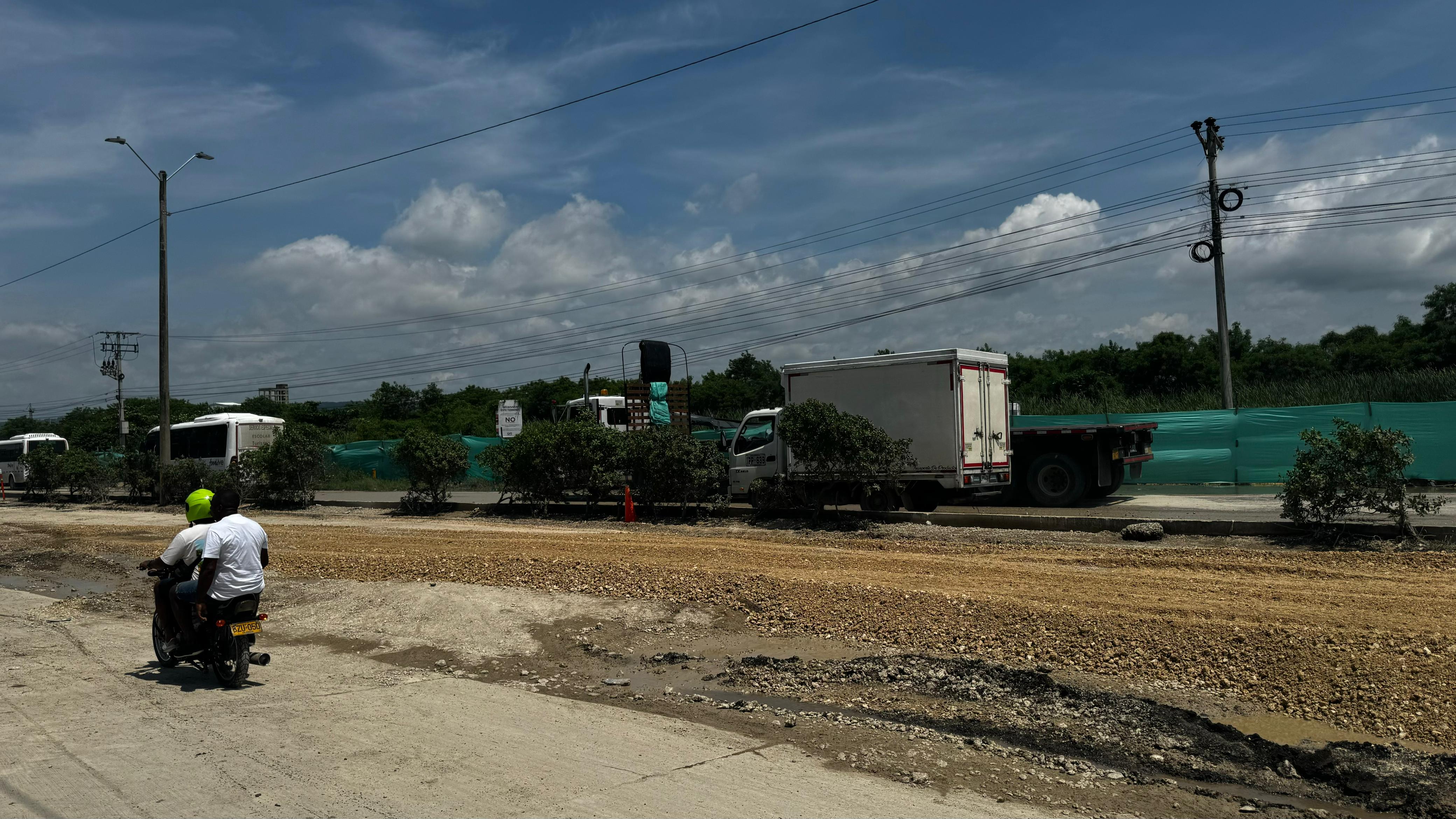 Se habilita el paso vehícular en Mamonal