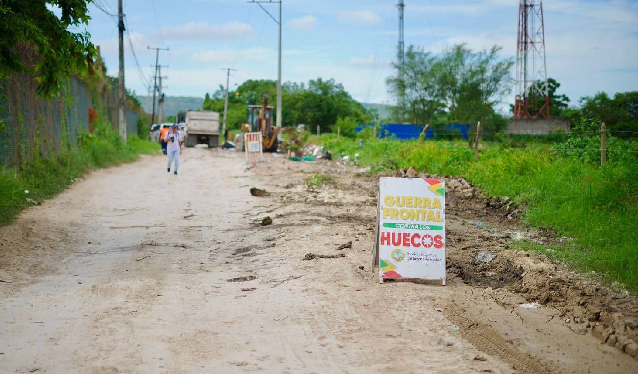 Obras en la llamada ‘trocha’ de Nelson Mandela