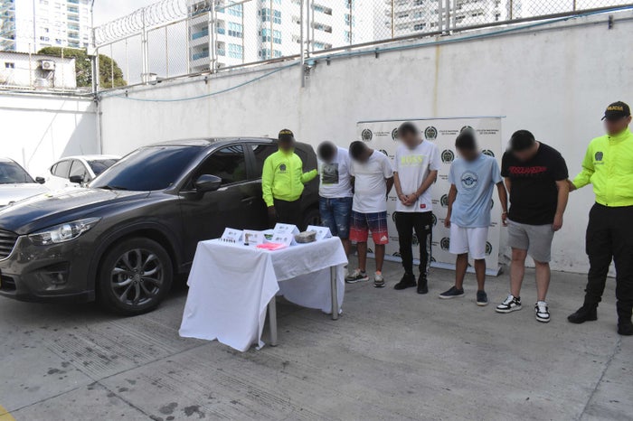 Capturan a 'Los Rolex' en Cartagena 11 de octubre de 2024