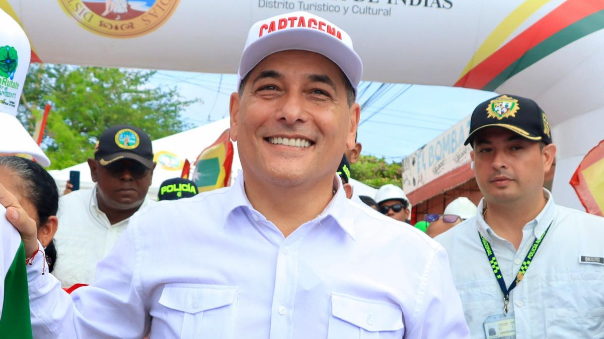 Alcalde de Cartagena Dumek Turbay, 2024