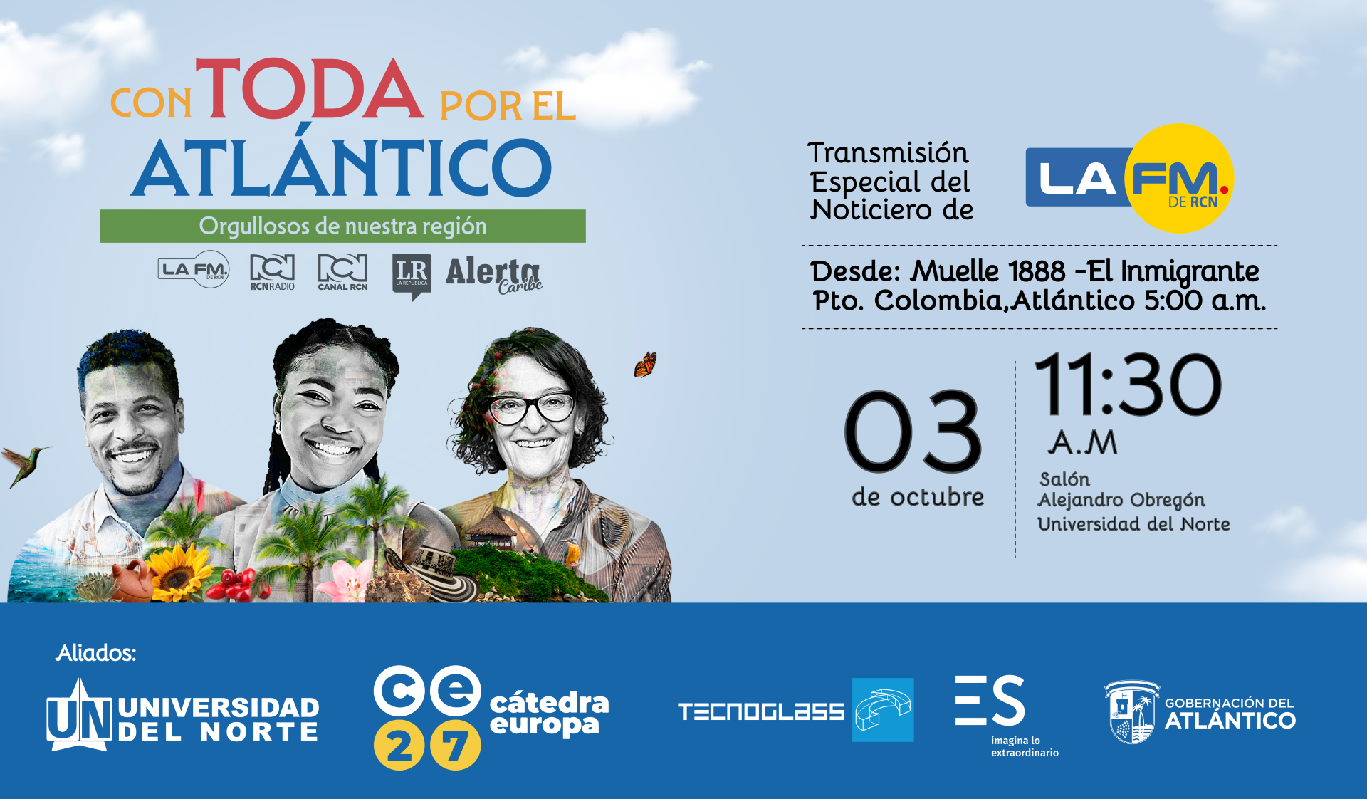 Con toda por el Atlántico