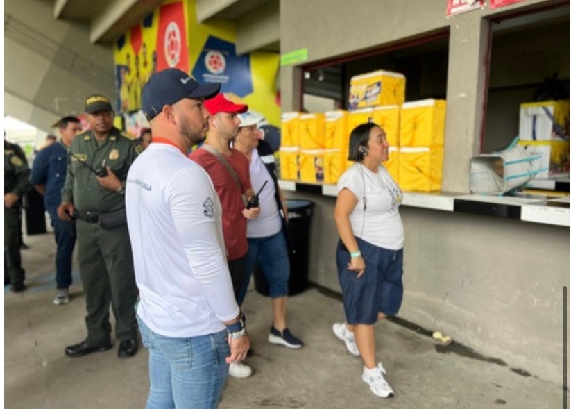 Preparativos Estadio
