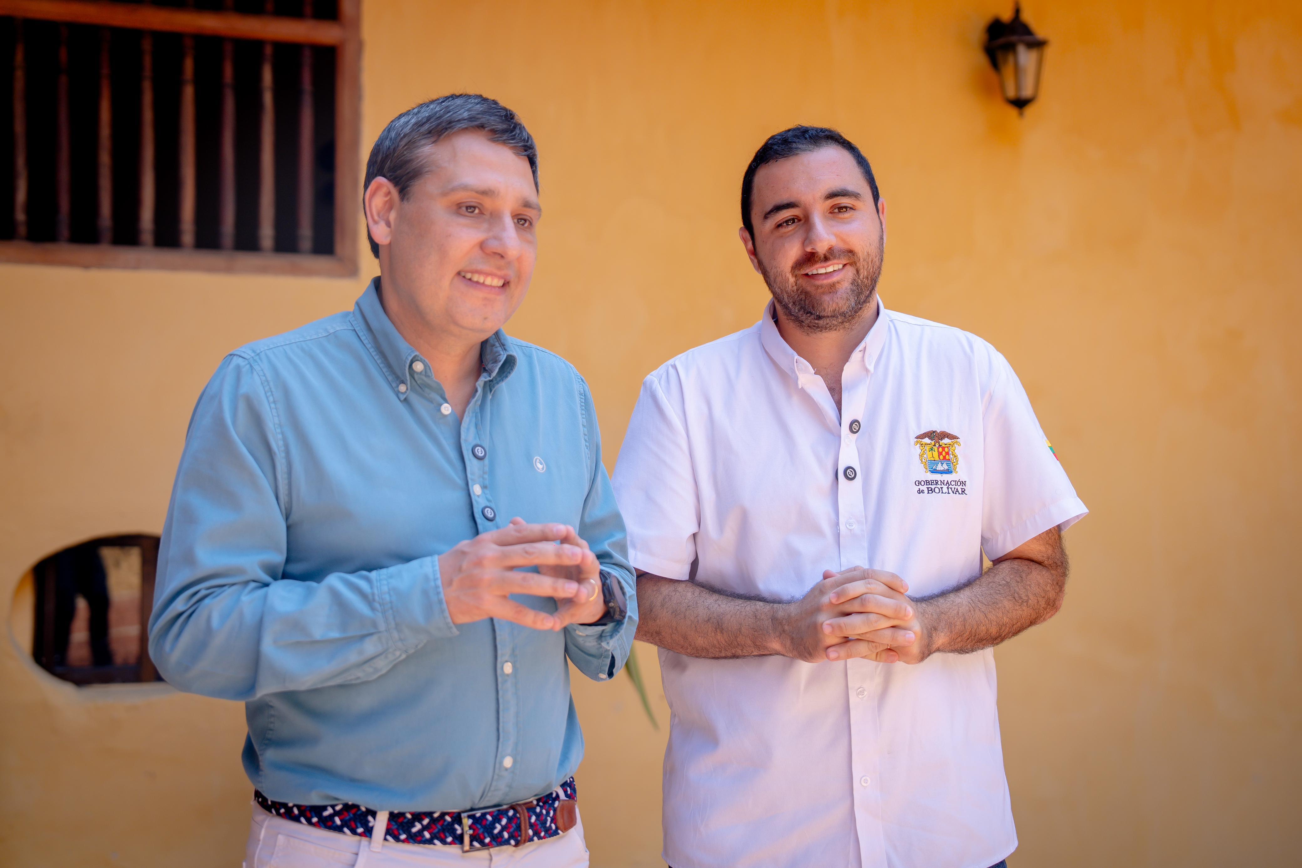 Mauricio Lizcano y Yamil Arana