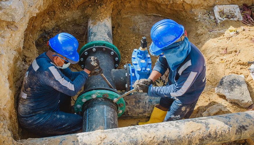 Imagen referencia de reparación de daño.