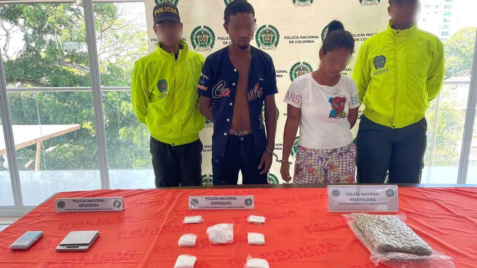 El operativo se desarrolló en el barrio El Pozón, al sur de Cartagena.