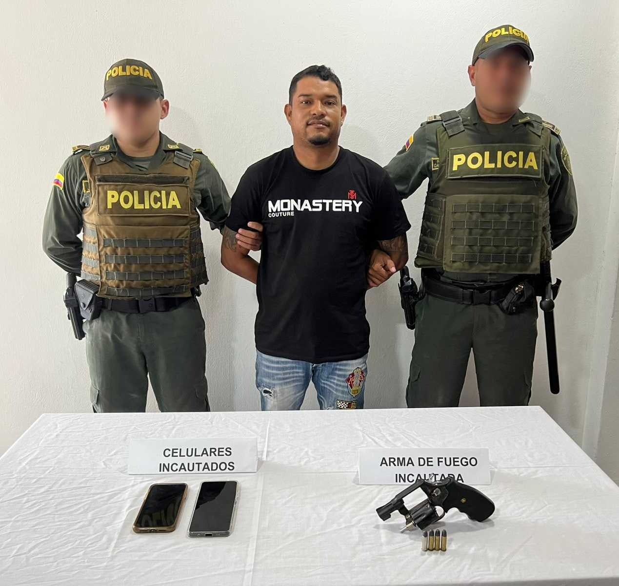 Capturan a sujeto armado y con antecedentes de concierto para delinquir en la Zona Insular