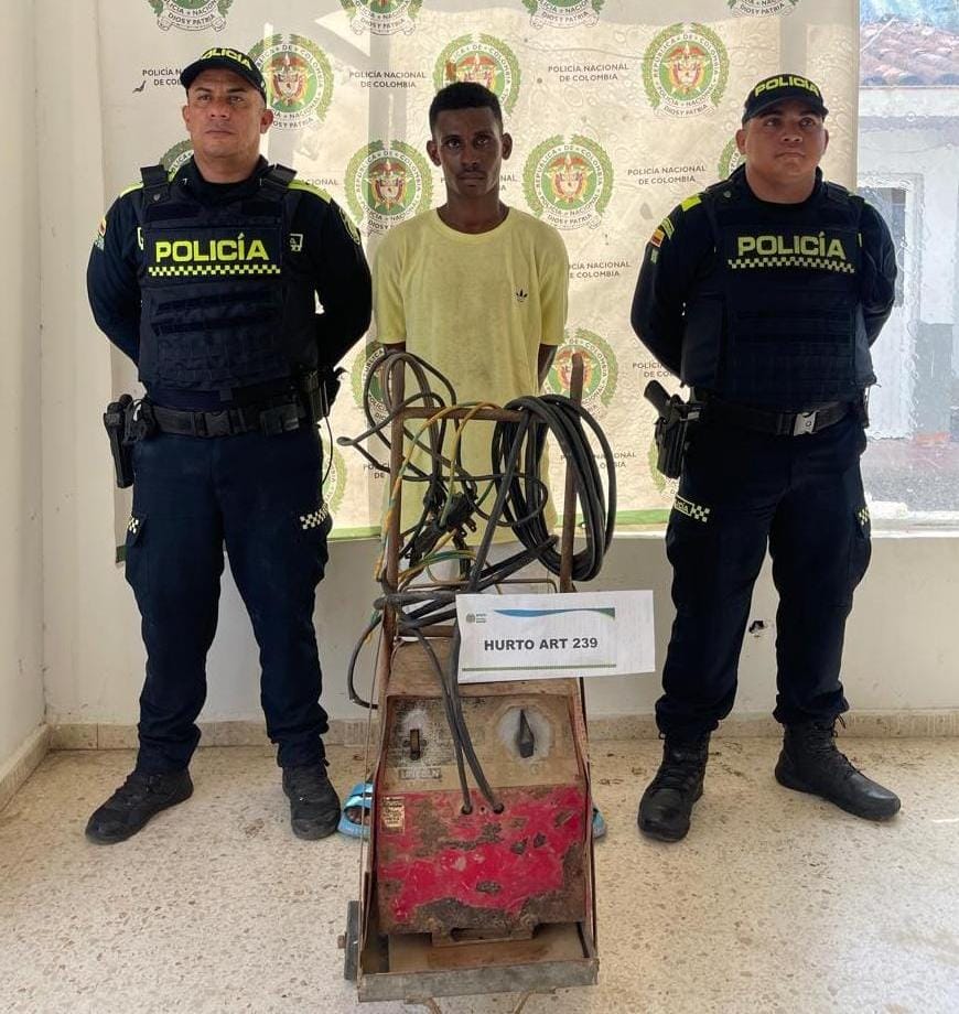 Capturan a alias "Alka Seltzer" por realizar trabajos con una máquina de soldadura robada