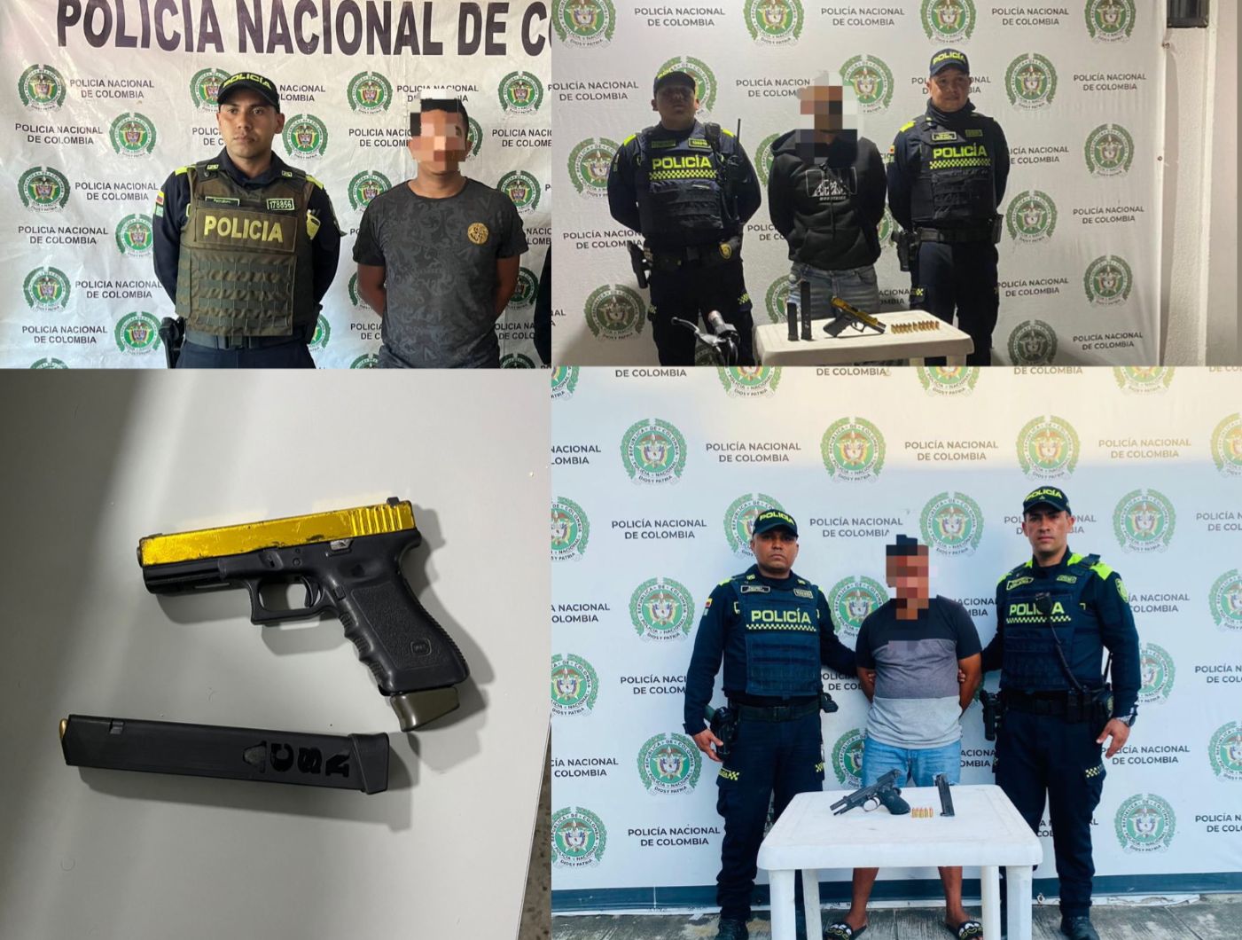 Capturan a cabecilla del Clan de Golfo y a dos presuntos sicarios de los 'Pachencas' en Santa Marta