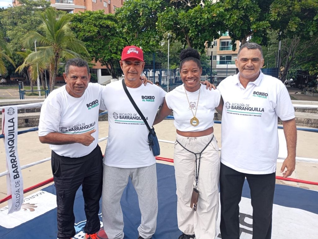 Boxeo al Parque, Barranquilla, Boxeo, Angie Paola Valdés, Alcaldía de Barranquilla, Secretaría de Deportes de Barranquilla