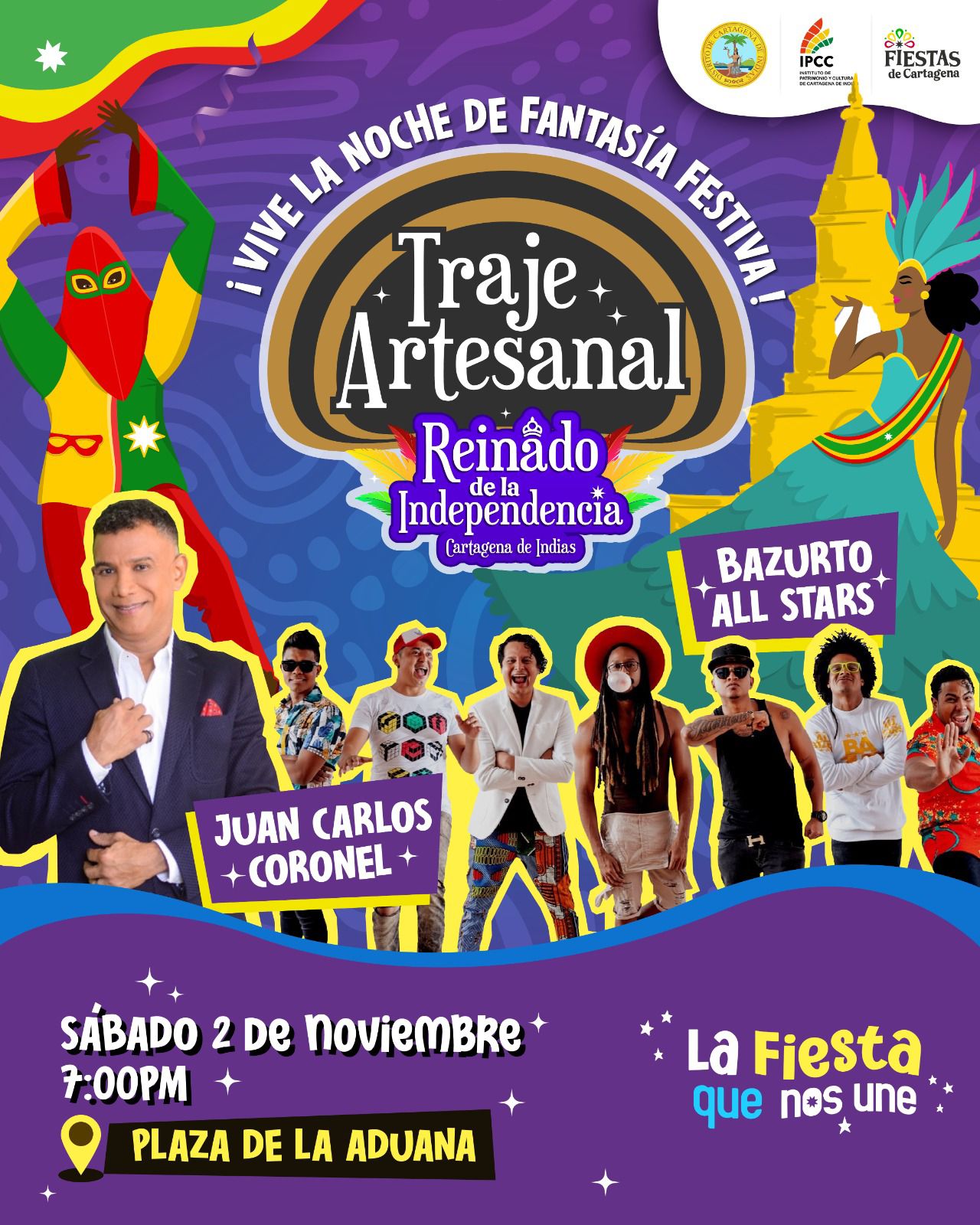 Desfile Traje artesanal reinas de independencia