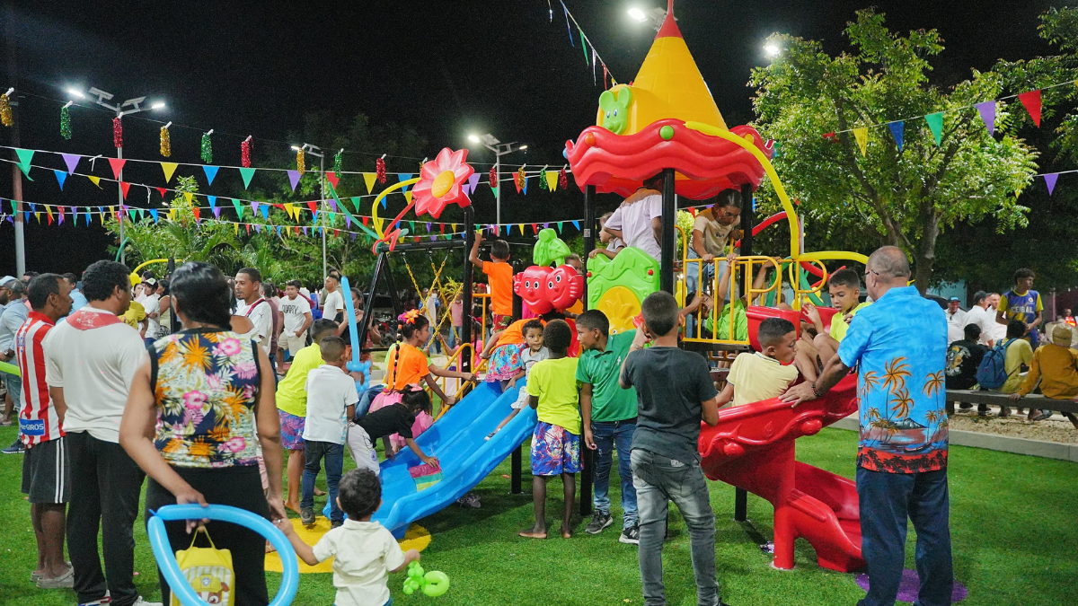 'Parque de La Felicidad' en Ceibal, Magangué