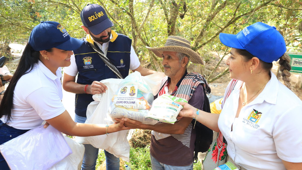 Ayudas humanitarias en Bolívar
