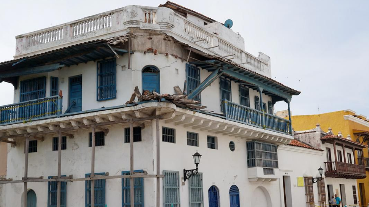 Inmuebles en riesgo de colapso en el Centro de Cartagena