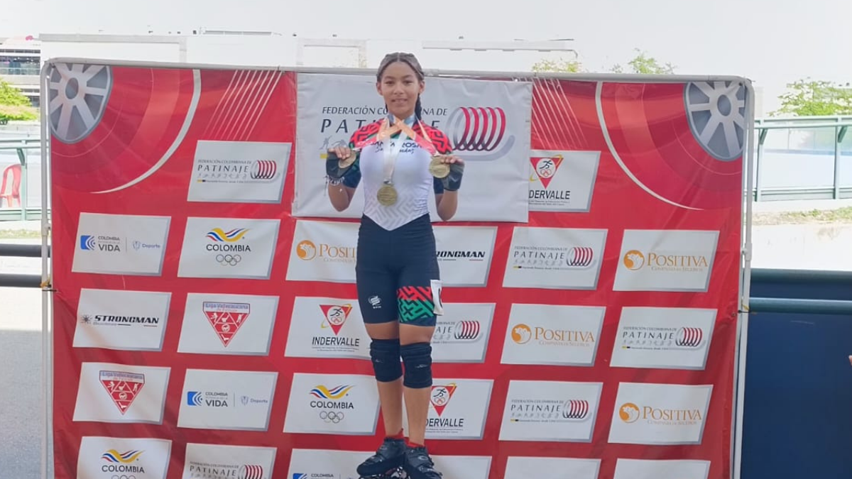 La promesa del patinaje en Bolívar