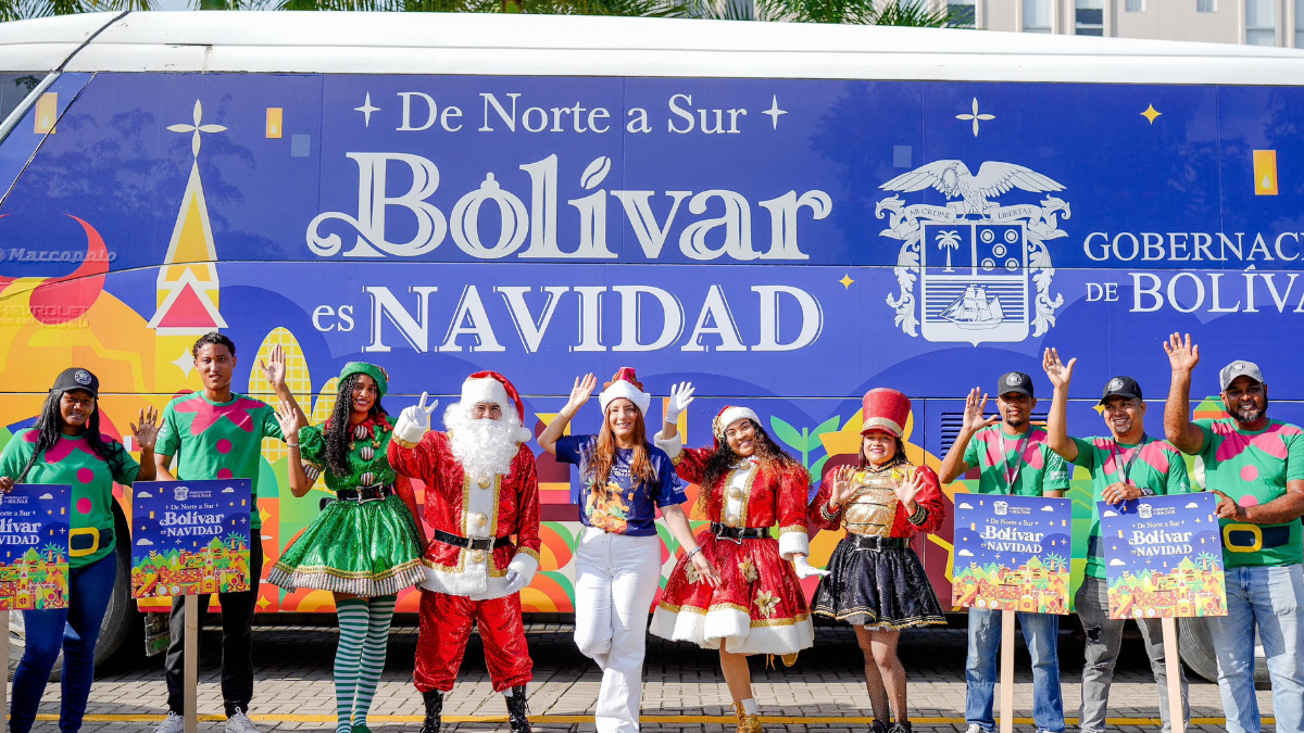 caravanas navideñas de la Gobernación de Bolívar