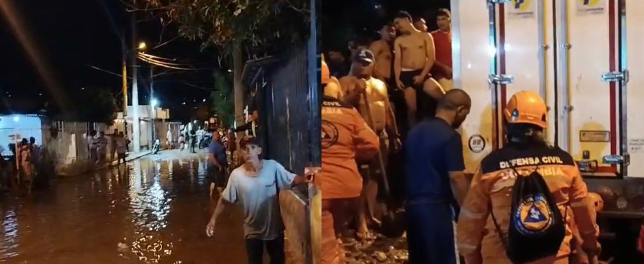 Alerta Naranja en el departamento del Magdalena por emergencias que deja las intensas lluvias