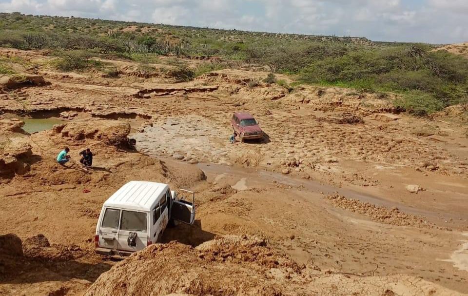 Trochas de la Alta Guajira en temporada de lluvias.