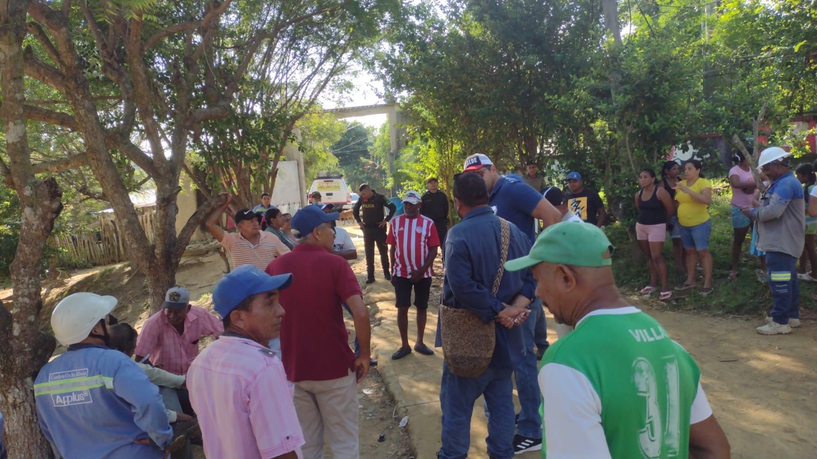 Algunas personas de la comunidad se opusieron a la intervención