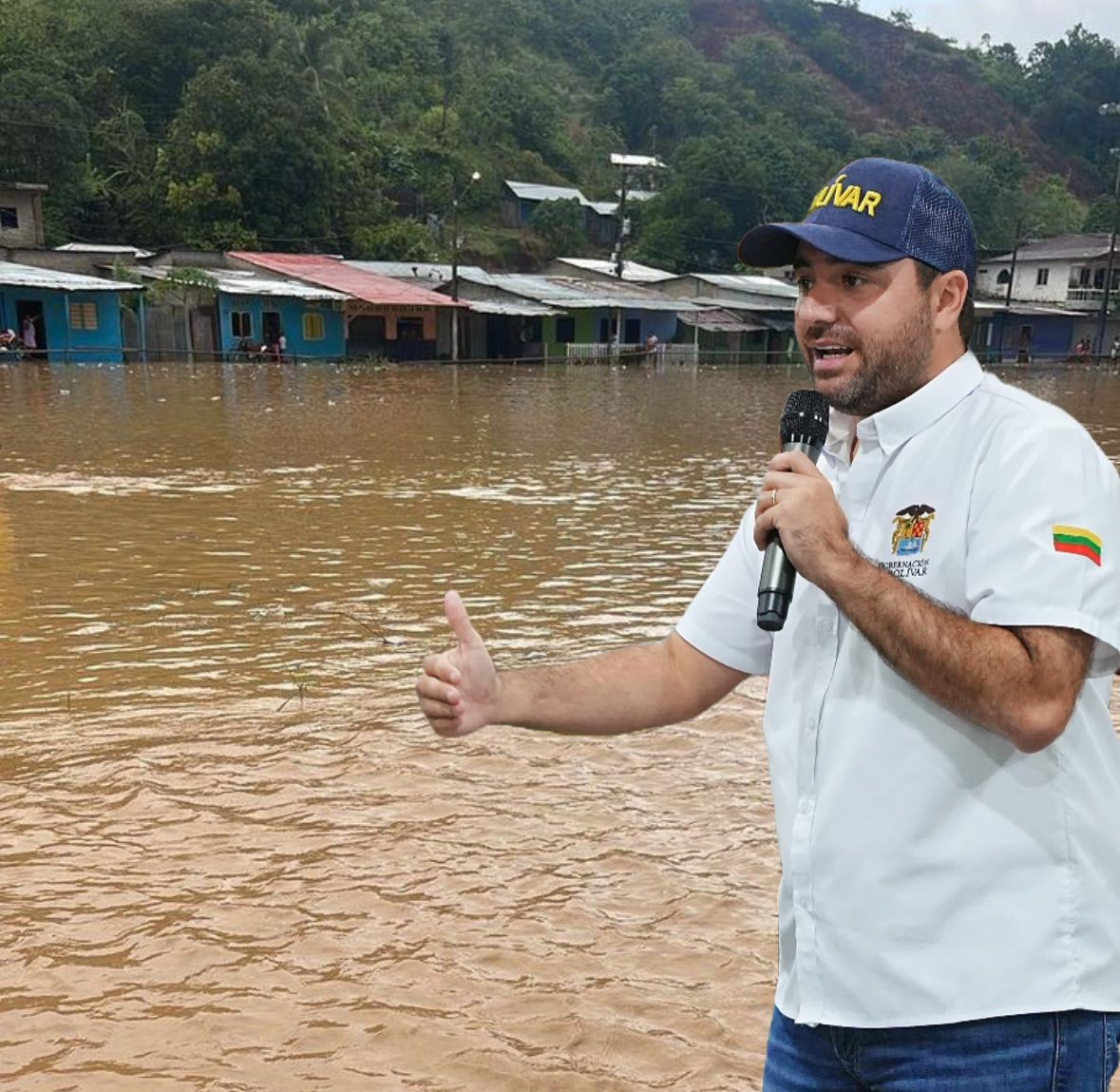 Gobernador crea el GAIES para enfrentar emergencias por lluvias en el sur de Bolívar