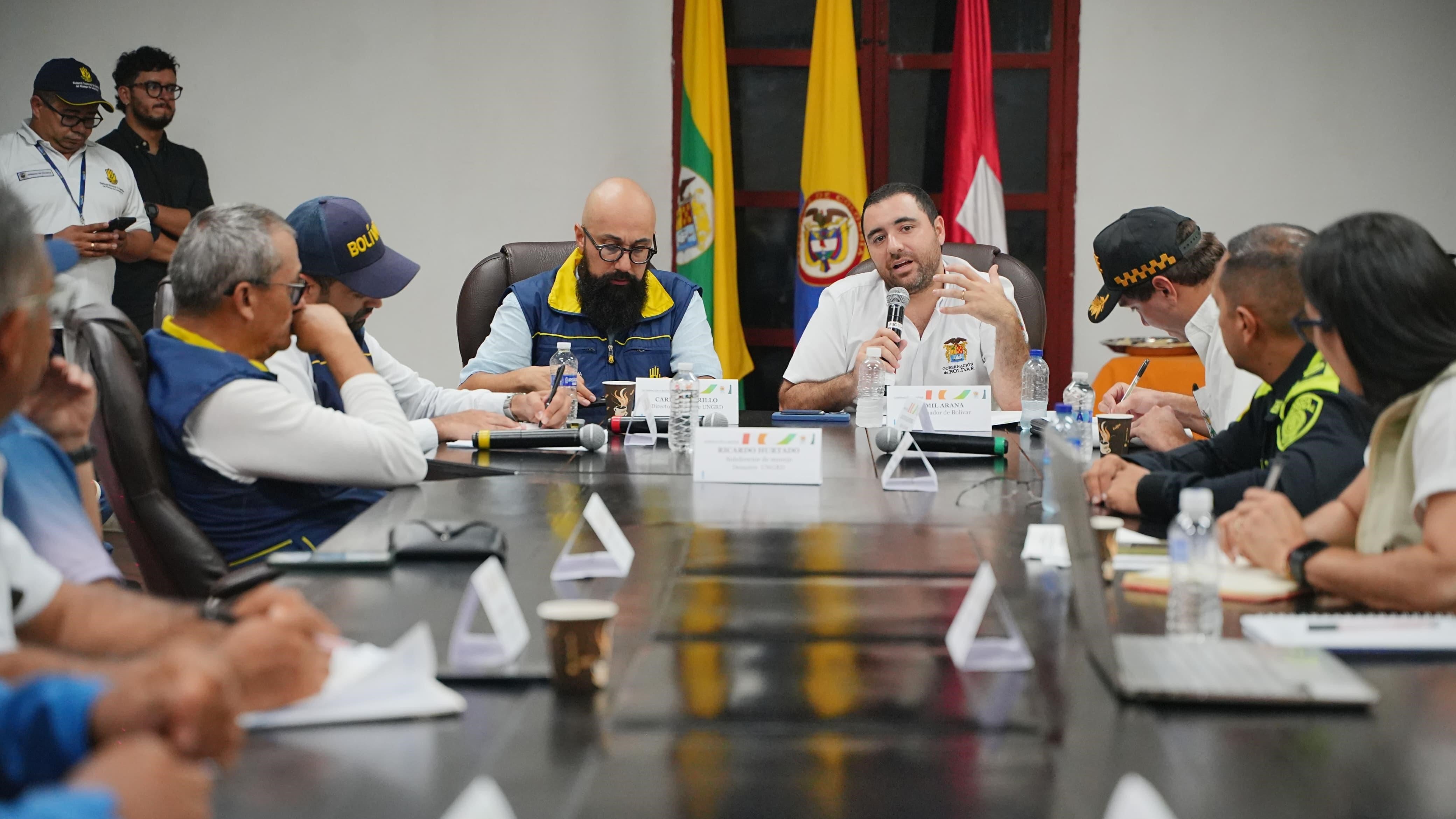 Puesto de Mando Unificado en Mompox, Bolívar.