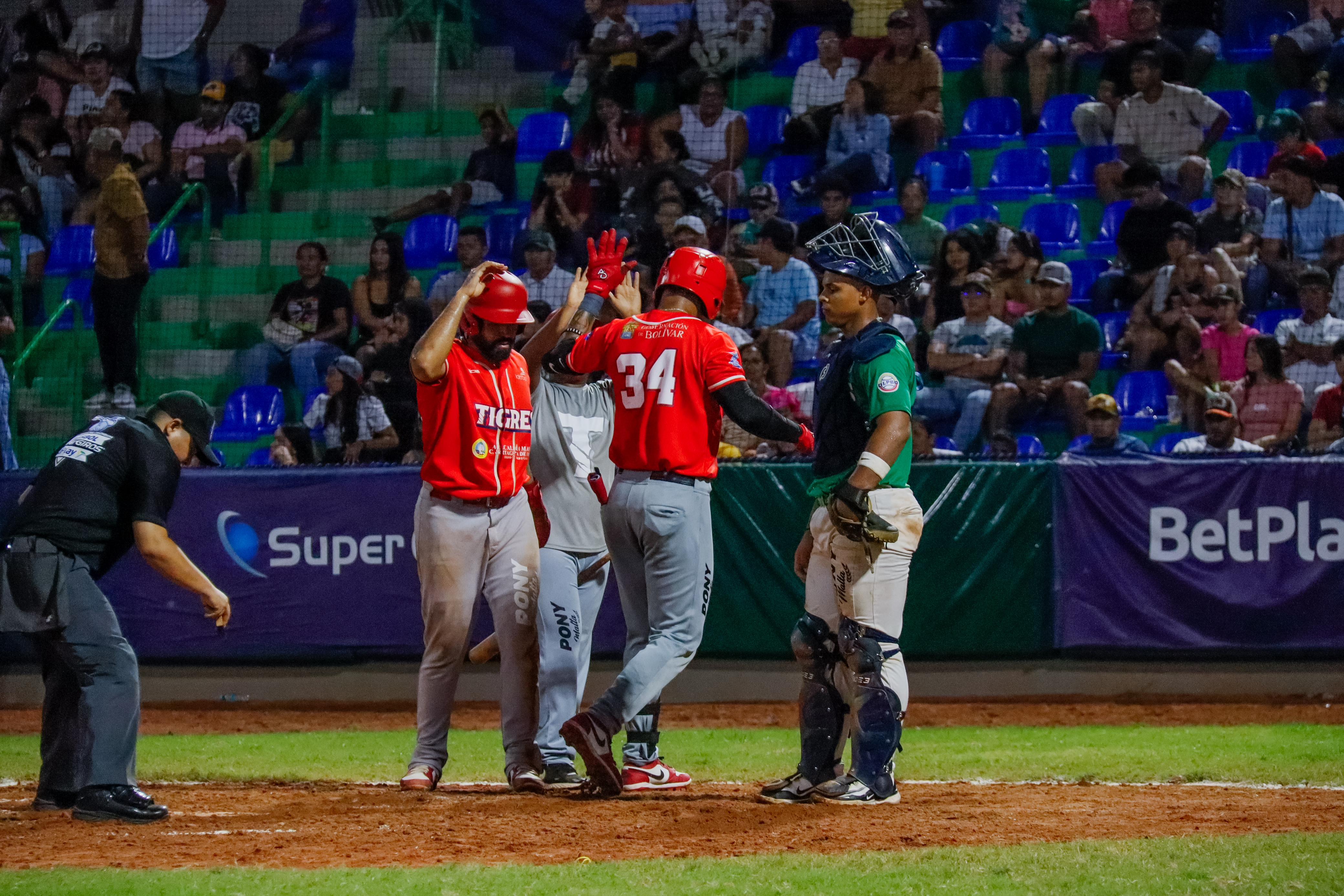 Tigres aplasta a Toros en el cierre de la serie y se mantiene segundo en la Liga Profesional de Béisbol de Colombia
