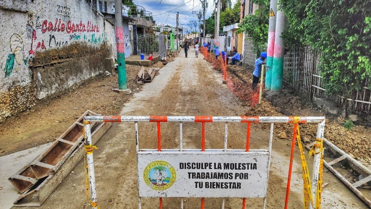 Calle Santa Clara en Olaya Herrera