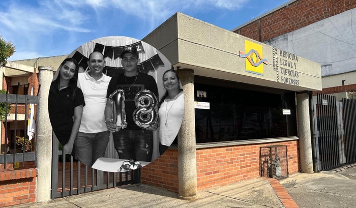 Los cuerpos de Marlon Lora, Yorley Rincón y Ángela Lora fueron trasladados a Bucaramanga