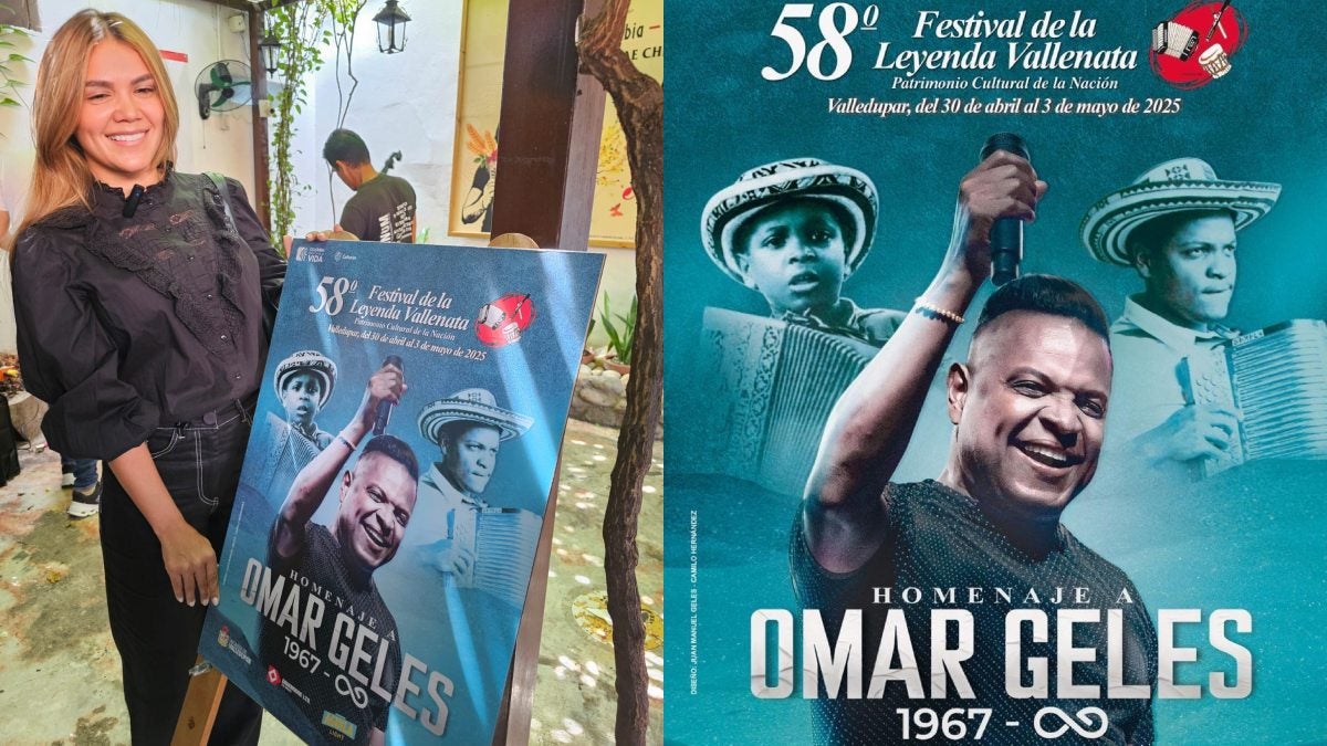 Afiche Festival Vallenato Omar Geles