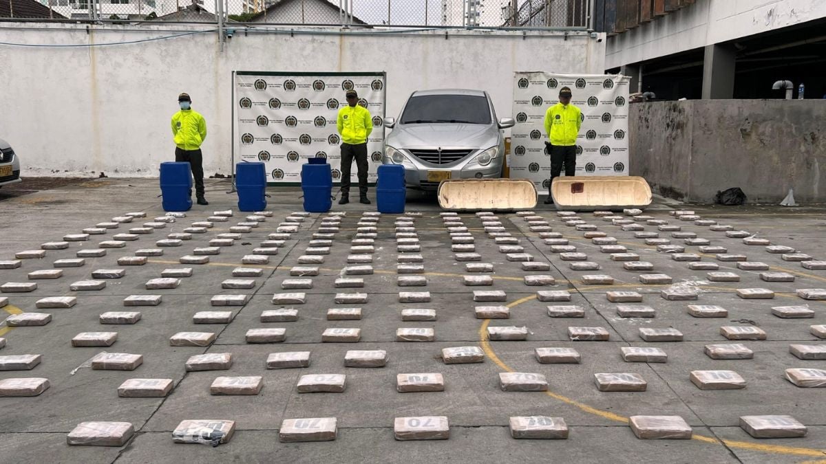 239 kilos de cocaína
