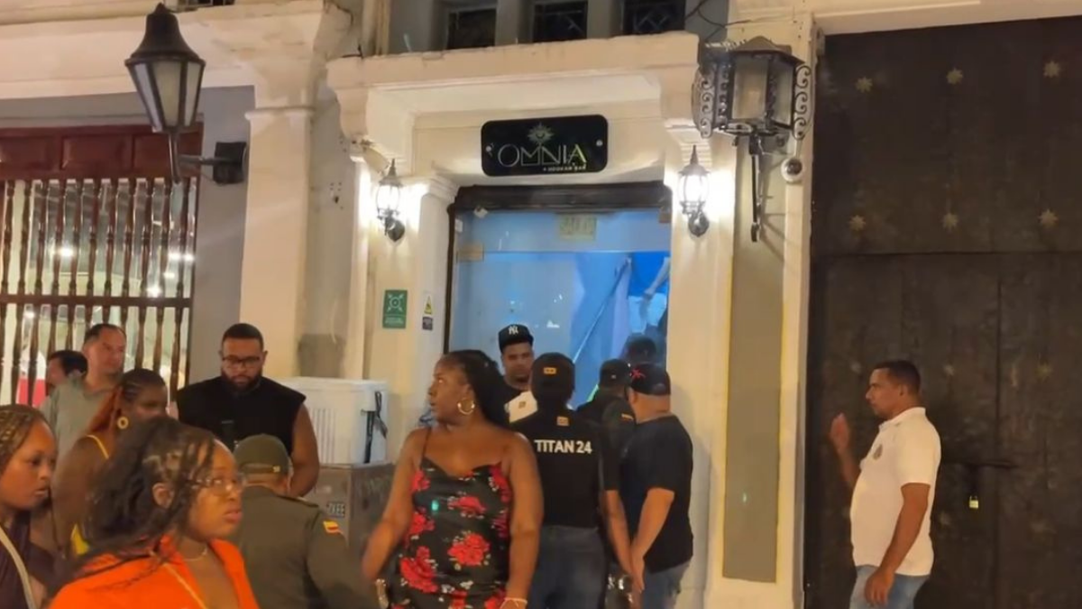 Operativo en el Centro Histórico de Cartagena