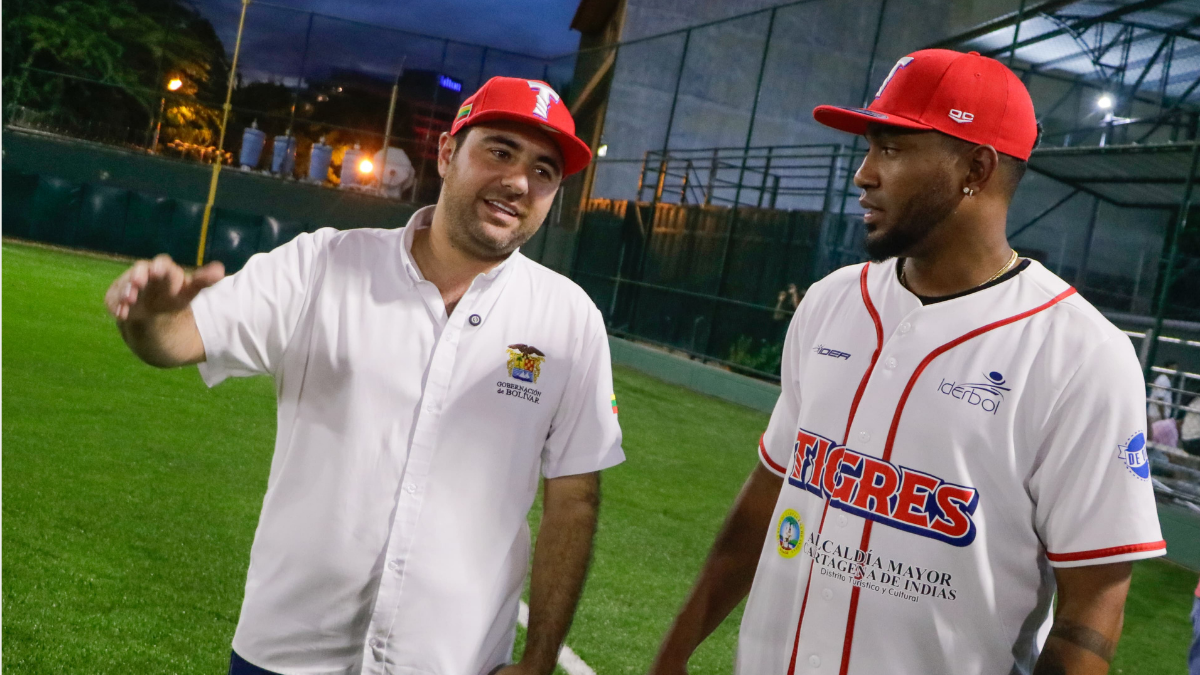 Julio Teherán con los Tigres de Cartagena