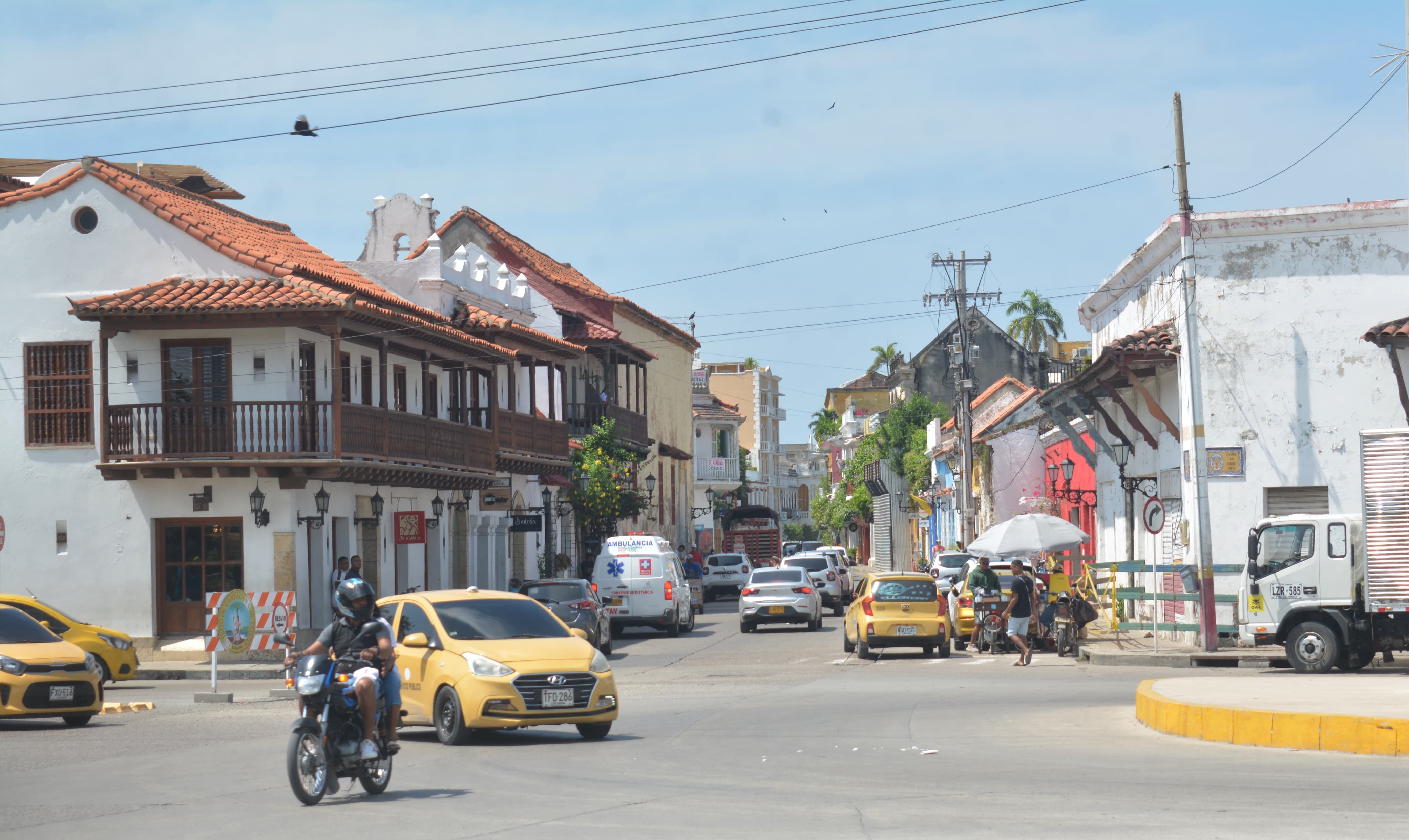 Cambios viales en Getsemaní Cartagena diciembre 14